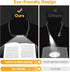 2000mAh 10-80Hrs Neck Reading Light Book Lovers Gifts, Rechargeable Eye-friendly Wide Lamp Book Light, Birthday Mothers