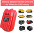 Battery Adapter for Craftsman 20V Cordless Tools, DM18MAN for DeWalt 20V and Milwaukee 18V Li-ion Battery
