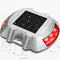 JIGUOOR Solar Deck Lights, LED Driveway Lights, Solar Powered Dock Light, Outdoor IP68 Waterproof