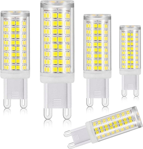XRZT G9 Led Bulbs White 6000K(7W) 60W 75W Halogen Equivalent, T4 750Lm AC120V