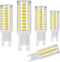 XRZT G9 Led Bulbs White 6000K(7W) 60W 75W Halogen Equivalent, T4 750Lm AC120V