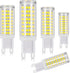 XRZT G9 Led Bulbs White 6000K(7W) 60W 75W Halogen Equivalent, T4 750Lm AC120V