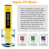 0.01 0-14 (2, PH Meter for Water Hydroponics Digital PH Tester Pen High Accuracy Pocket Size with PH Measurement Range