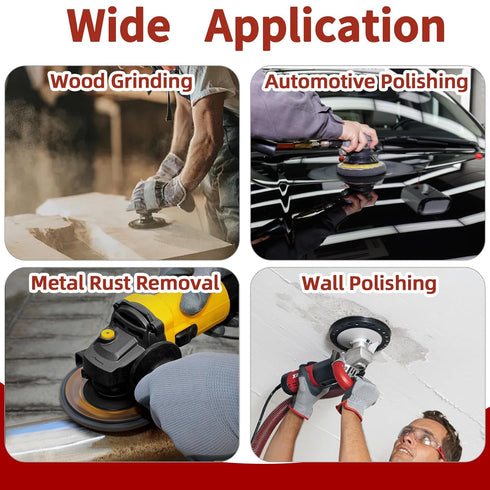 Uenhoy 100 3 Inch 80-3000 Pcs Sanding Discs Kit, Grit Hook & Loop Sanding Disc, Quick Change Sandpaper Orbital Sander