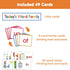 Word Families Pocket Chart, Word Building Center for Kindergarten Preschool Classroom, Phonics Learning Material