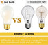 Bulbs 40W, E26 Dimmable Bulbs 4W, 4000K White,400LM, AC120V, A19 Bulbs 90 CRI,6Pack Frosted Vintage LED Edison LED
