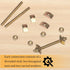 13 Pcs Furniture Fastening Connectors with Wrench, Table Top Fasteners for Butcher Blocks, Tables, and Bed Frames