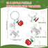 Teacher Appreciation Gifts Apple Ballpoint Pens Puzzle Apple Keychain with Card and Gift Bags for Teacher Gifts