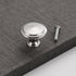 Ywmsfl 10Pcs Drawer Pulls Stainless Steel Dressers Knob Cupboard Handle Modern Furniture Handle Round Bedside Cabinet
