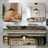 7.87 Inch E26/E27 Industrial Black Saucer Pendant Light with Brass Socket, Vintage Metal Hanging Light Fixture, Pendant