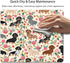 Dachshund Sausage Dogs Puppies Pink Flowers Print Art Gaming Mouse Pad, Cute Colored Floral Design Print Art