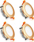YGS-Tech 2 Inch LED Recessed Lighting - Dimmable Downlight 3W (35W Halogen Equivalent), 5000K Daylight White Ceiling