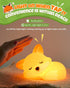 2 Dimmable, Cute Fox Night Light, Animal Lamp, Food Grade Silicone, Rechargeable, Level Squishy Nursery Nightlight