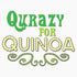 5"x7" (Pack 10) CafePress Qurazy For Quinoa Flat Announcement Cards