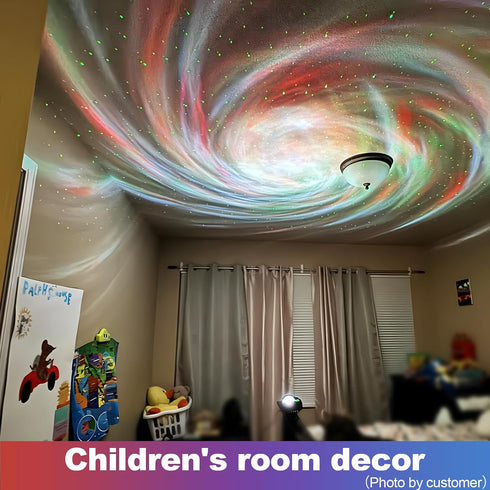FLITI Larger Coverage Area Galaxy Projector,with Changing Galaxy Shapes Star Projector,Night Light with Bluetooth