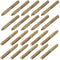 uxcell M4 Double Headed Hanger Bolts, 1-1/8" (30mm) Self-Tapping Screws for 4mm Wood Joint Furniture Legs, 20pcs