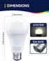 3 Way Light Bulbs, 3 Way LED Bulbs 30 70 100W Equivalent, Natural White 4000K A19 E26 Medium Base, 2 Pack for Lamps