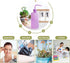 Melphoe Tattoo Wash Bottle - Economy Plastic Squeeze Watering Bottle for Medical Lab, Tattoo Supplies, Irrigation