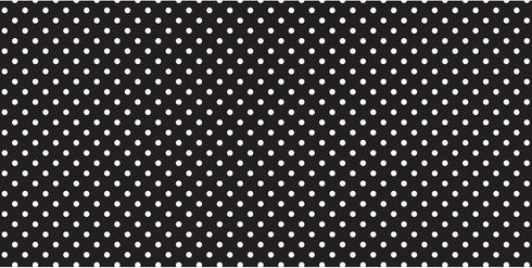 Fadeless Bulletin Board Paper, Fade-Resistant 48” x 50’, Classic Dots-Black & White Roll