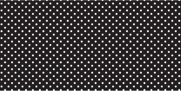 Fadeless Bulletin Board Paper, Fade-Resistant 48” x 50’, Classic Dots-Black & White Roll