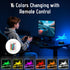3D 7 Anywin Warplane Night Lights,Kids Airplane Night Light Bedside Lamp Fighter Toy Light Colors Changing with Remote