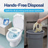 Pack 100 Count (10 10-Packs) Rockland Guard Disposable Toilet Seat Covers - Flushable Paper Travel - Resealable