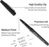 Black Felt Tip Pens, 32 Black Pens, 0.7mm Medium Point, Felt Tip Markers for Journaling, Note Taking, Art Supplies