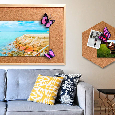 Yalis 12 Pcs Decorative Thumbtacks, Pink Cute Pushpins for Feature Wall, Corkboard, Photo Wall