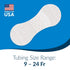 3300M-10PK Pack 10 TIDI Grip-Lok Medium Securement Device of Catheter Stabilization Device White Flexible Material