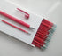 Gel Pens 0.5mm Refills, 50-Pack Red Gel Pen Refills, Easy Drying, Smooth Writing, Includes 1 Extra Pen