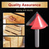 6mm (6mm 32mm 60 KATUR V Grooving Router Bit, Carbide Tipped V Shape Router Bit for CNC Engraving, End Mill Woodworking