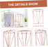 ARTIBETTER Iron Bookends for Desk Organization Stylish Book Fixing Rack for Office Home Non Slip Bookshelf Accessories