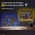 7 13"x10" 7 LED Note Board with Colors, Includes Adapter, Led Drawing Board for Kids, Light Up Dry Erase Boards