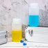 Hoolerry 20 Pcs Clear 16oz/500ml Plastic Sample Bottles with Lids for Lab Classroom Storage