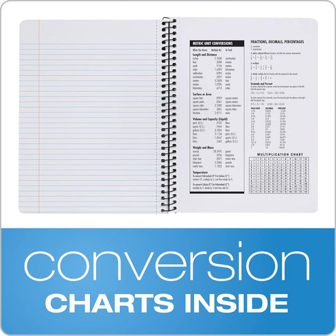 Oxford Spiral Composition Notebooks, 4 Pack, College Ruled Paper, 9-3/4 x 7-1/2 Inches, 80 Sheets, Black Marble Cover