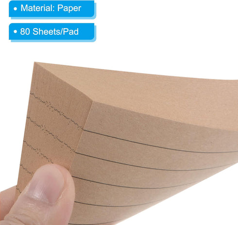 PATIKIL 3 x 3 Inch Lined Sticky Notes, 12 Pads/Pack, 960 Sheets Adhesive Memo Post for Home Office