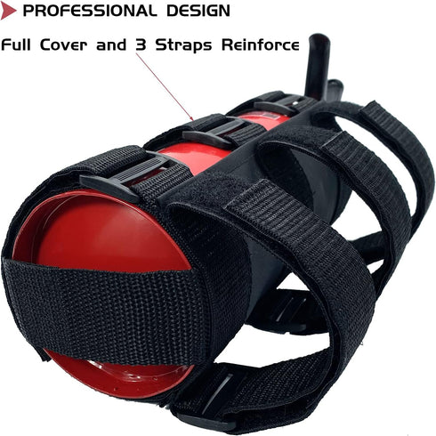 Car Roll Bar Fire Extinguisher Mount Holder for Jeep Wrangler, Polaris Ranger, Can Am Maverick & More