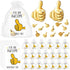 Tondiamo 100 Sets Employee Appreciation Gift Bulk Thumbs up Pin with Thank You