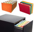 File Folder Tabs - 100+200 Sets Hanging File Tabs with Inserts for Quick Identification, 2 Inch Clear Plastic
