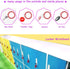 BIHRTC 5pcs Colorful Wristband Stretch Spring Spiral Coil Keychain Bracelets for Gym Pool ID Badge Outdoor Activities