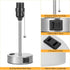 3 Dicoool Grey Bedroom Lamp for Nightstand - Color Temperature Table Lamp with USB C and A Ports, Pull Chain Bedside