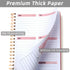Undated Weekly Planner, A5 To Do List Notebook, Weekly Goals Habit Tracker Journal with Spiral Binding, 5.7 x 8.0 inches