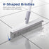 IVYROLL Grout Brush with Long Handle, Floor Cleaning Scrubber with Stiff Bristles for Tile Line, Shower, Crevice