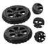 2pcs PRETYZOOM Supermarket Shopping Cart Replacement Wheels Rolling Grocery Cart Wheels