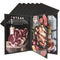 6 Pack Menu Covers 8.5" x 11", 4 View PU Leather Menu