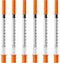 U-100 1mL/cc Lab Syringes with Needle, 29G 1/2" (12.7mm) Disposable Syringes, Individually