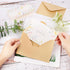 Lemicin 100 Packs -4x6 Inches Set Wildflower Thank You Cards with Envelopes Thank You Letter with Envelopes