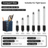 10mm 120N Mini Electric Linear Actuator, 0.5 Inch Linear Motion Actuator, 12V with Brackets for Cabinets, Robotics,
