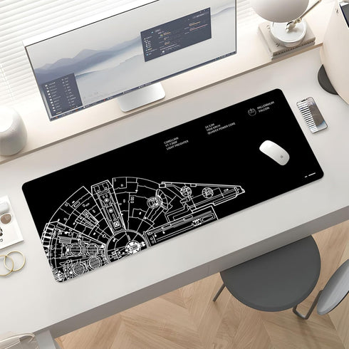 Large Mouse Pad Desk Mat, Gaming XXL Keyboard Desktop Computer Laptop, Unique Design for Women Girls Men, 30x12''