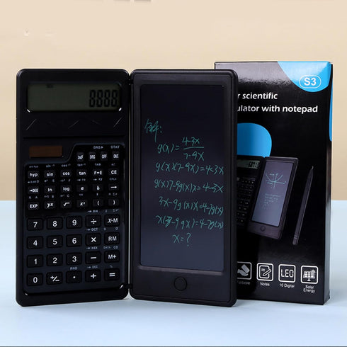Scientific Calculators for Students, Desktop Small Pocket Calculator with Drawing Pad & Pen